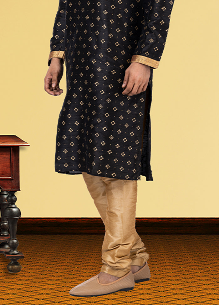 Multicolor Silk 2 Pc Kurta Pajama Set