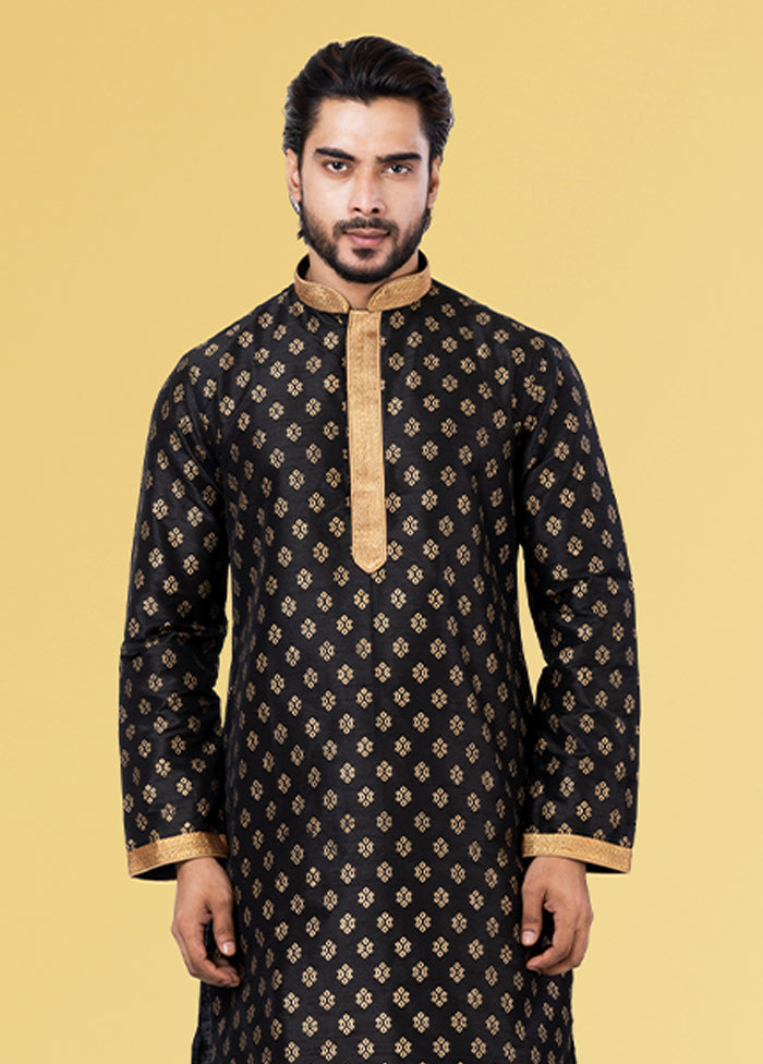 Multicolor Silk 2 Pc Kurta Pajama Set
