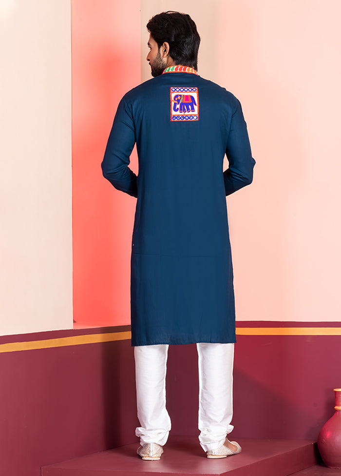 Green Silk Kurta & Pajama Set