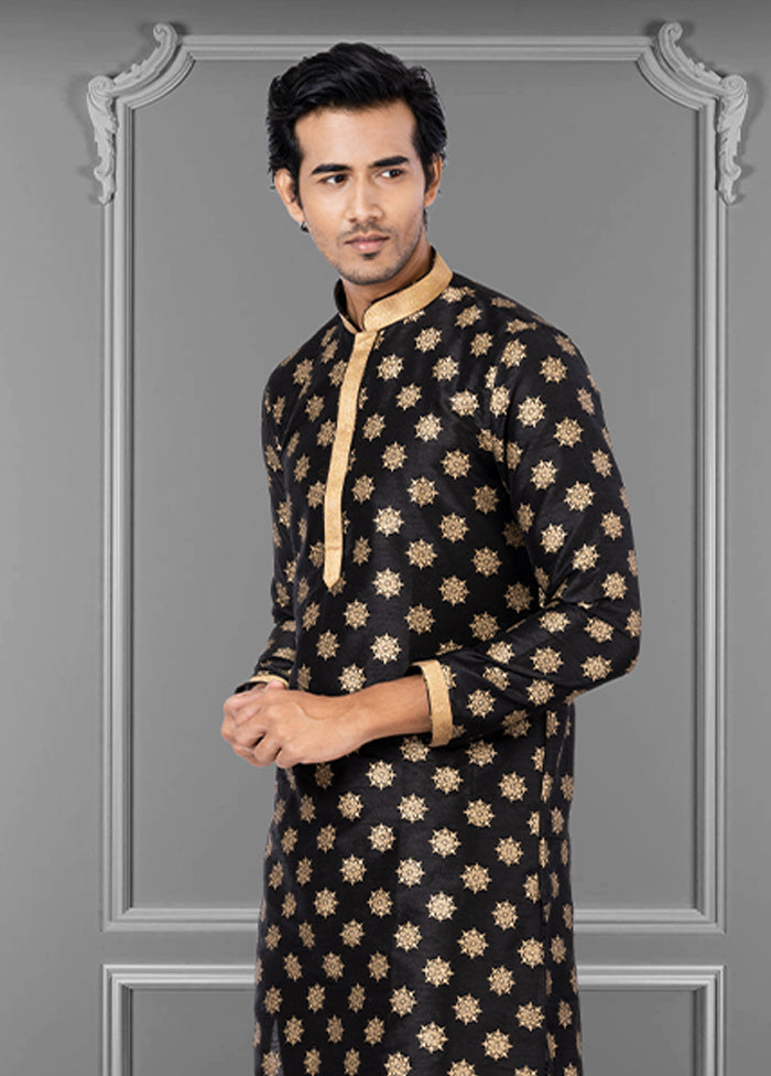 Multicolor Silk 2 Pc Kurta Pajama Set