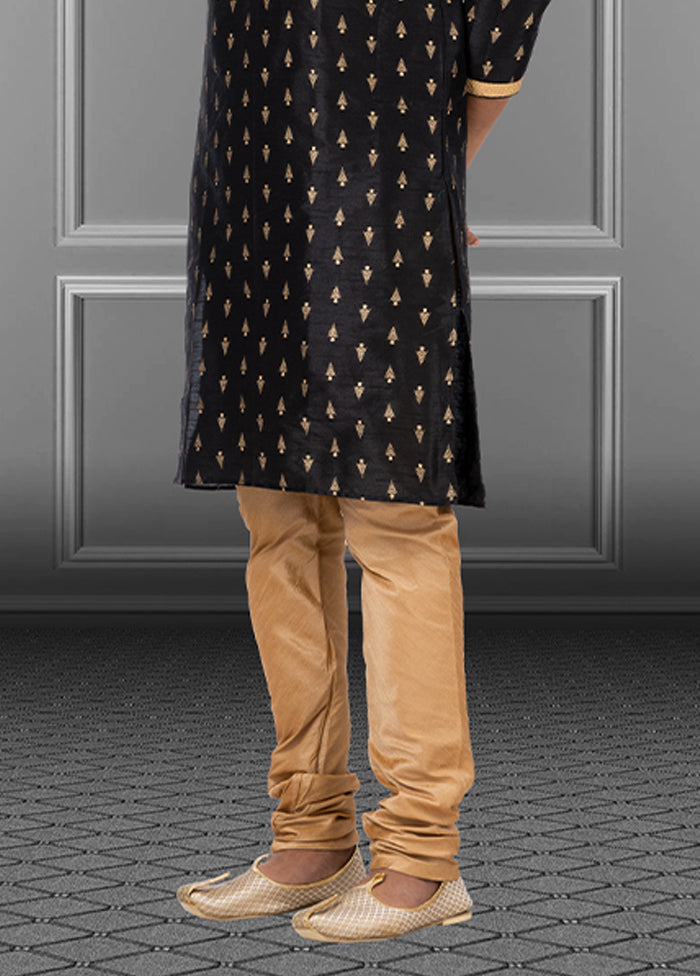Multicolor Silk 2 Pc Kurta Pajama Set