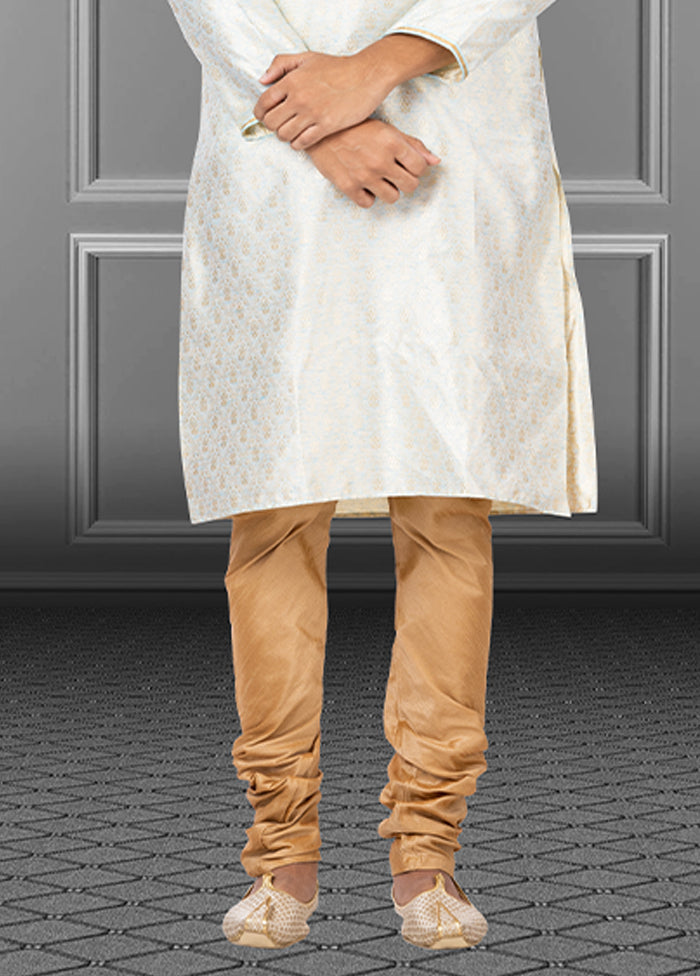 Multicolor Silk 2 Pc Kurta Pajama Set