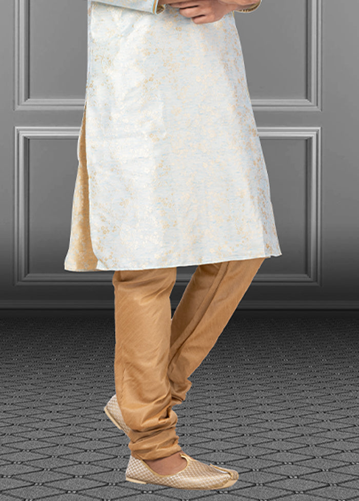 Multicolor Silk 2 Pc Kurta Pajama Set
