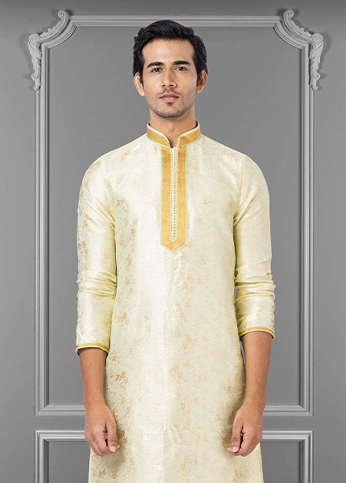Multicolor Silk 2 Pc Kurta Pajama Set