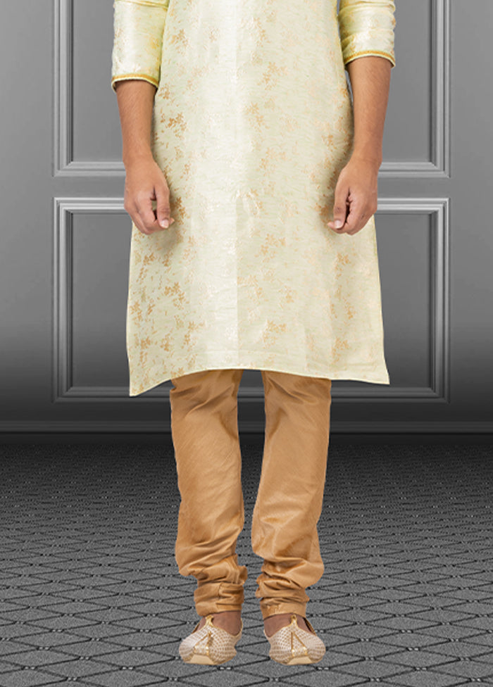 Multicolor Silk 2 Pc Kurta Pajama Set