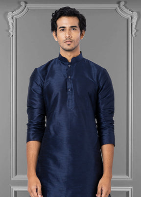 Multicolor Silk 2 Pc Kurta Pajama Set