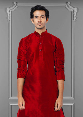 Multicolor Silk 2 Pc Kurta Pajama Set