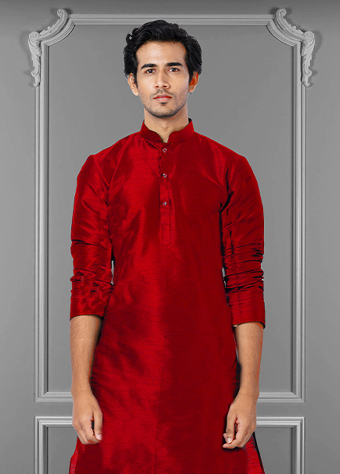 Multicolor Silk 2 Pc Kurta Pajama Set