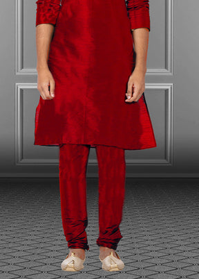 Multicolor Silk 2 Pc Kurta Pajama Set