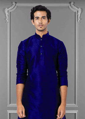 Multicolor Silk 2 Pc Kurta Pajama Set