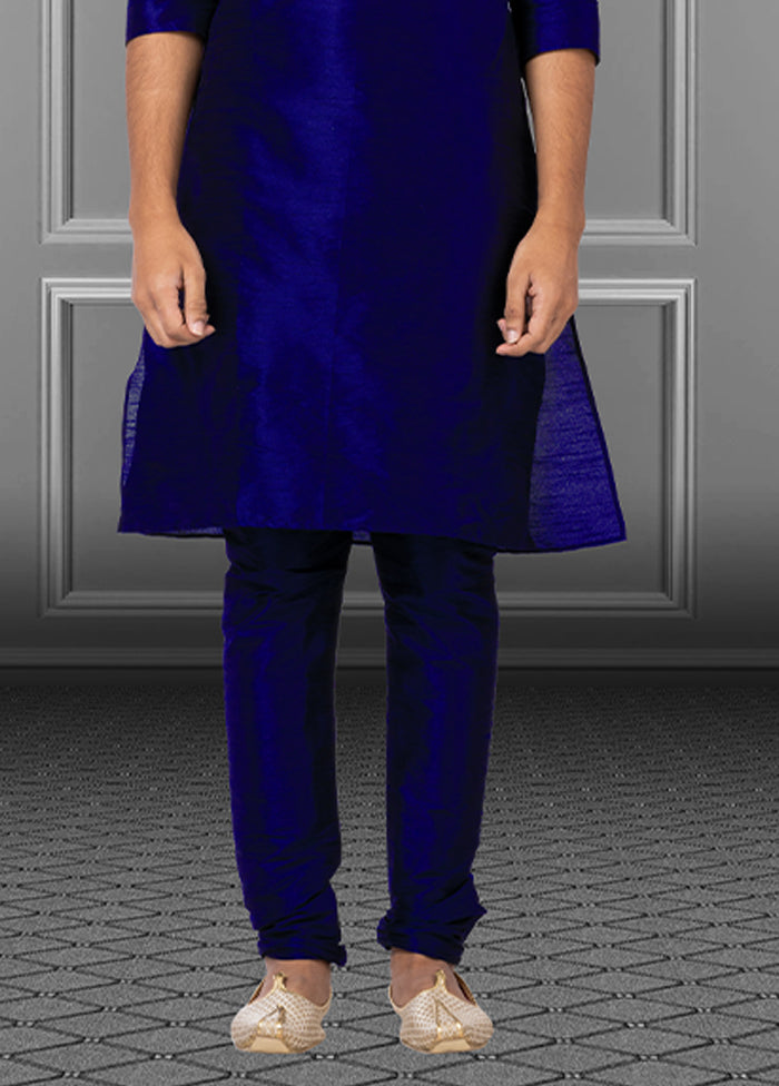 Multicolor Silk 2 Pc Kurta Pajama Set