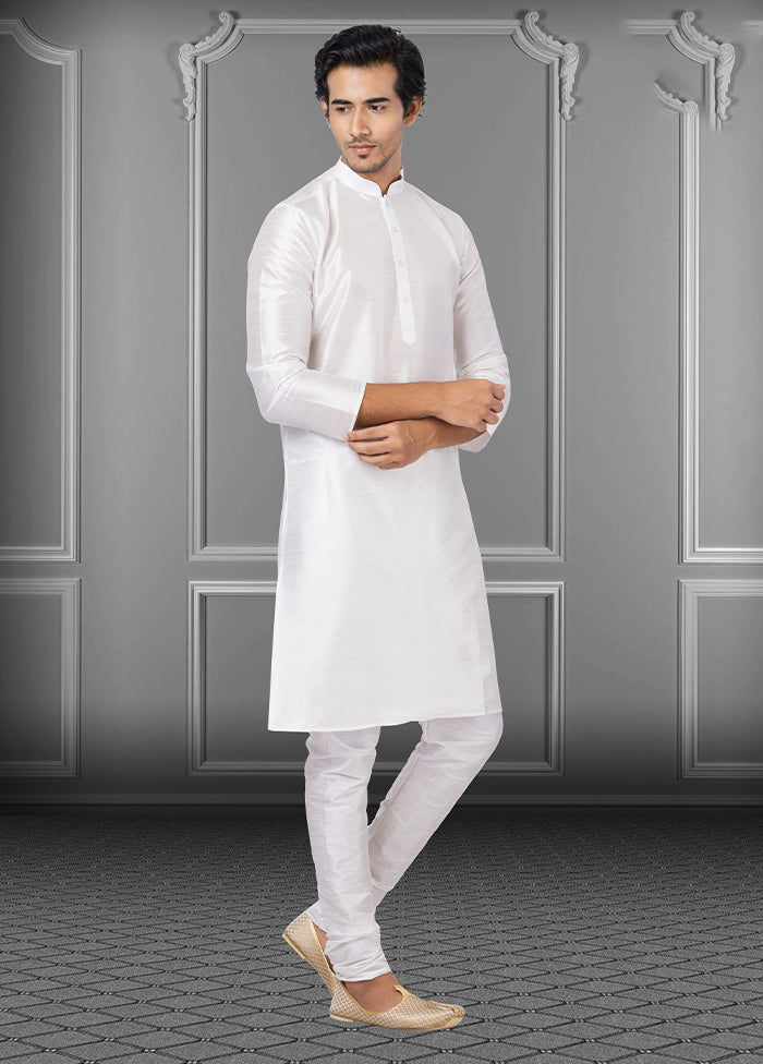 Multicolor Silk 2 Pc Kurta Pajama Set
