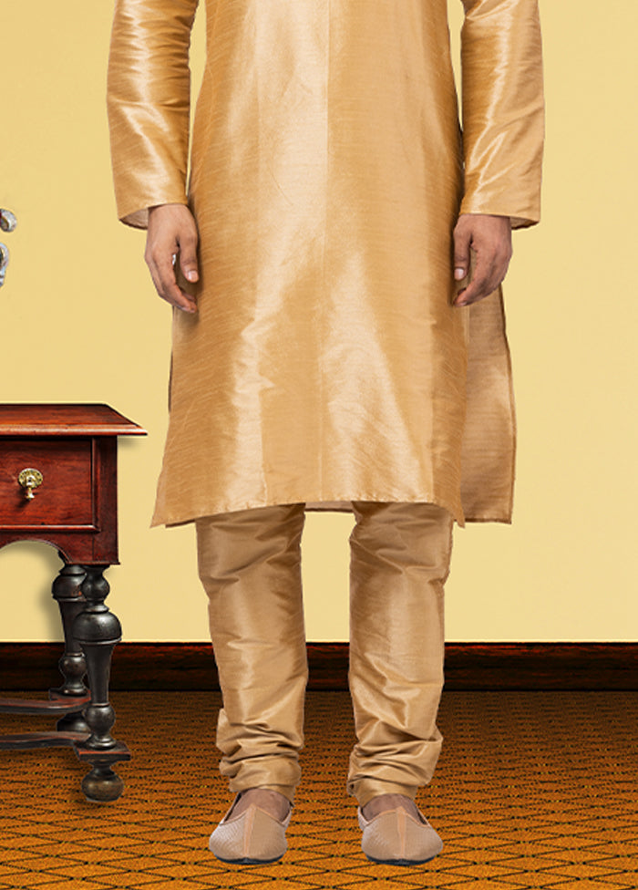 Multicolor Silk 2 Pc Kurta Pajama Set