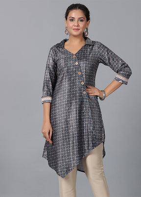 Green Pure Readymade Velvet Kurti