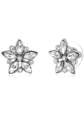 Estele 24 Kt Gold Plated Twinkle star Stud Earrings - Indian Silk House Agencies