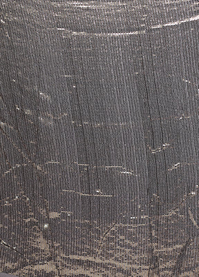 Black Georgette Saree With Blouse Piece