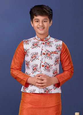 Multicolor Cotton Waist Coat