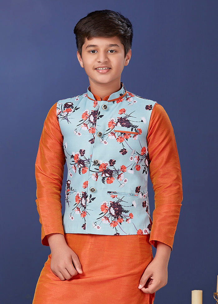Multicolor Cotton Waist Coat