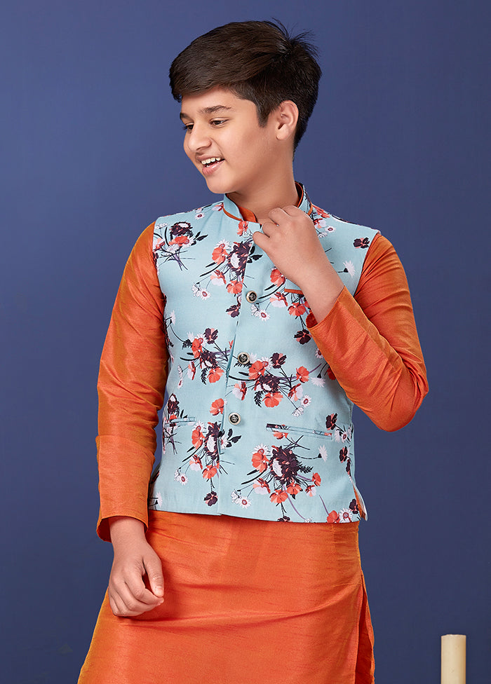 Multicolor Cotton Waist Coat