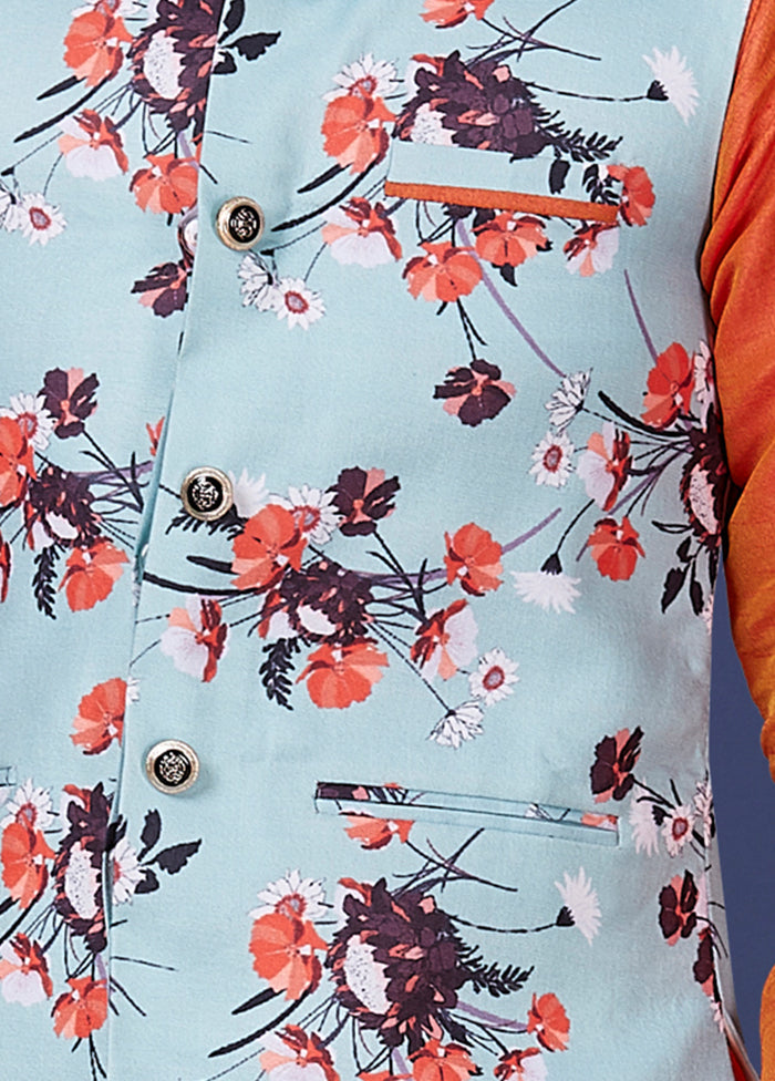 Multicolor Cotton Waist Coat