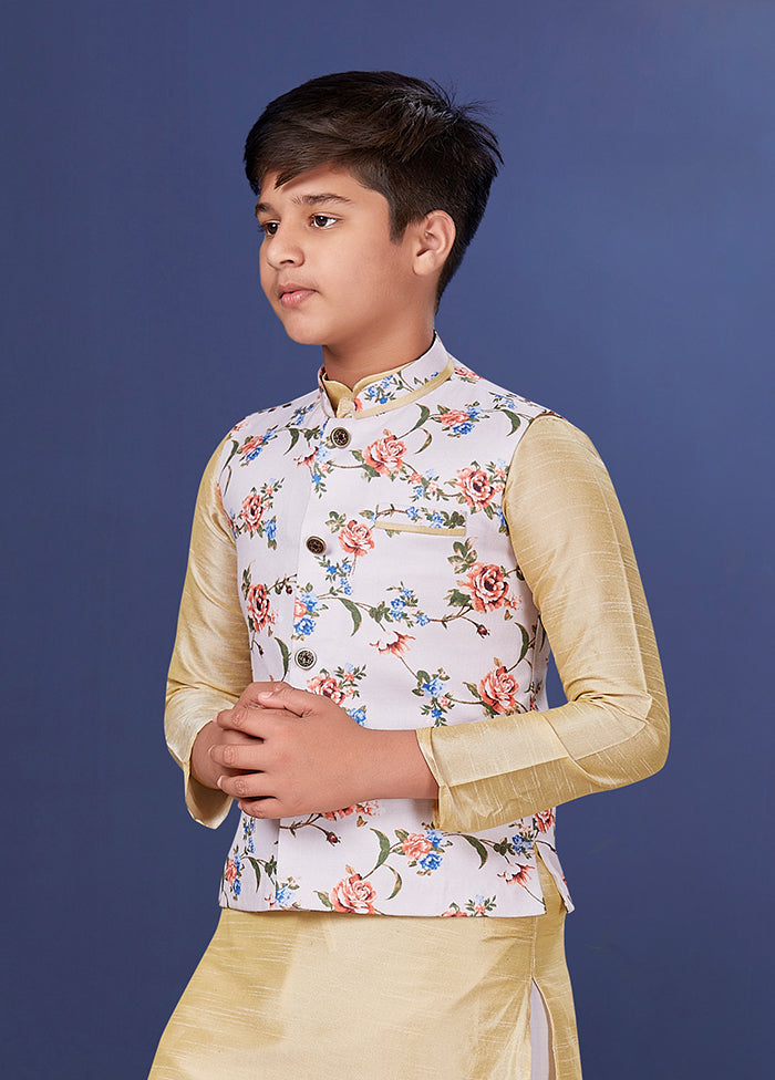 Multicolor Cotton Waist Coat