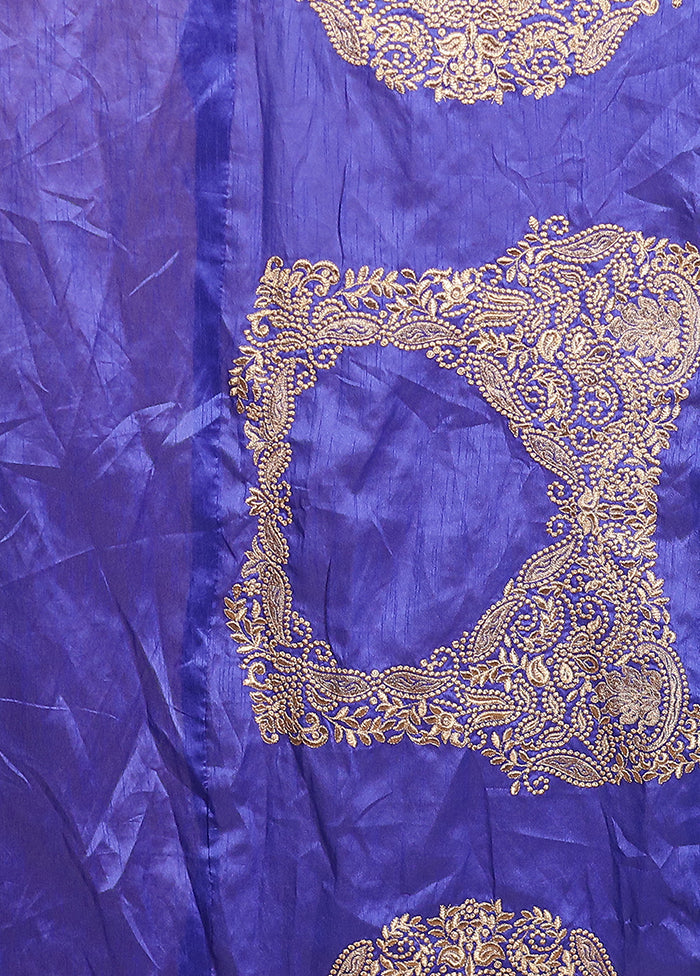 Green Chiffon Silk Saree With Blouse Piece