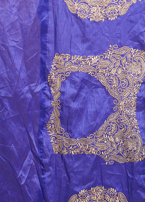 Green Chiffon Silk Saree With Blouse Piece