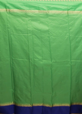 Pink Kanjivaram Silk Saree With Blouse Piece