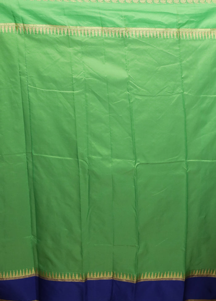 Pink Kanjivaram Silk Saree With Blouse Piece