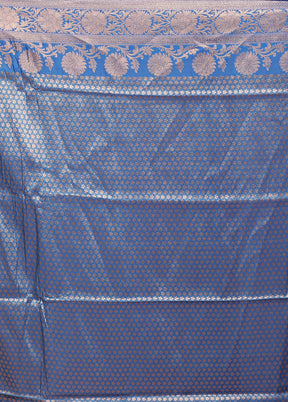 Pink Uppada Silk Saree With Blouse Piece