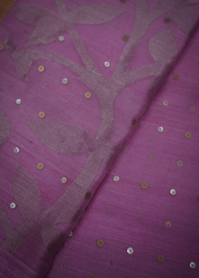 Pink Matka Pure Silk Saree With Blouse Piece - Indian Silk House Agencies