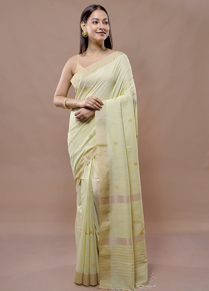 Green Matka Silk Saree With Blouse Piece - Indian Silk House Agencies