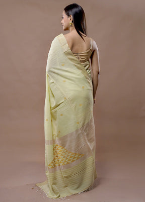 Green Matka Silk Saree With Blouse Piece - Indian Silk House Agencies