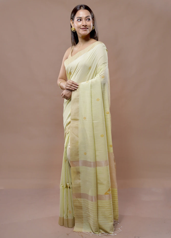 Green Matka Silk Saree With Blouse Piece - Indian Silk House Agencies