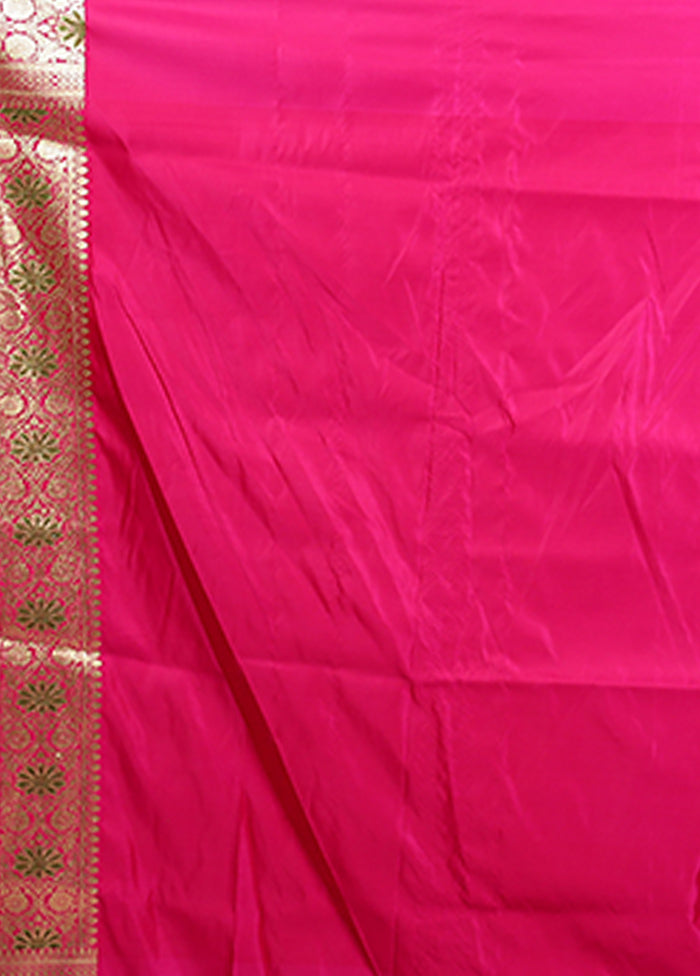 Grey Banarasi Silk Saree With Blouse Piece