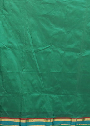 Cream Kanjivaram Silk Saree With Blouse Piece
