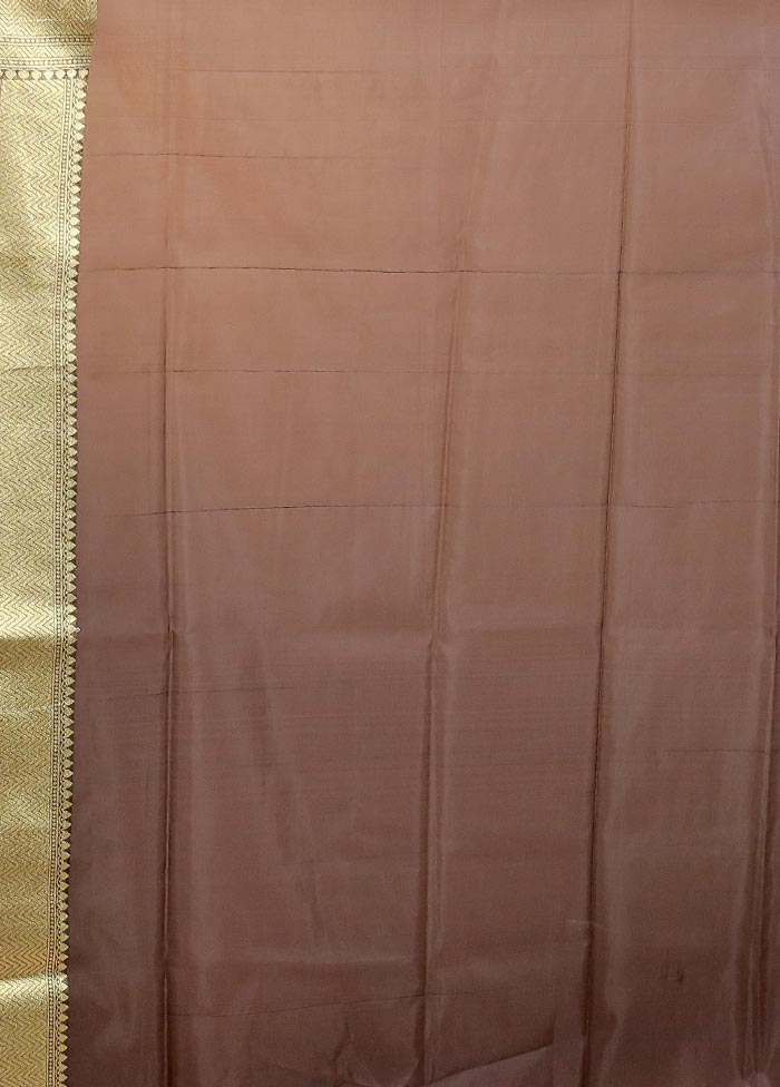 Black Kora Silk Saree With Blouse Piece