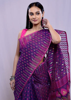 Multicolor Tant Cotton Saree Without Blouse Piece - Indian Silk House Agencies