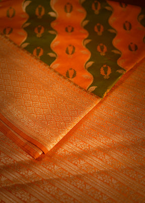 Multicolor Uppada Silk Saree With Blouse Piece - Indian Silk House Agencies