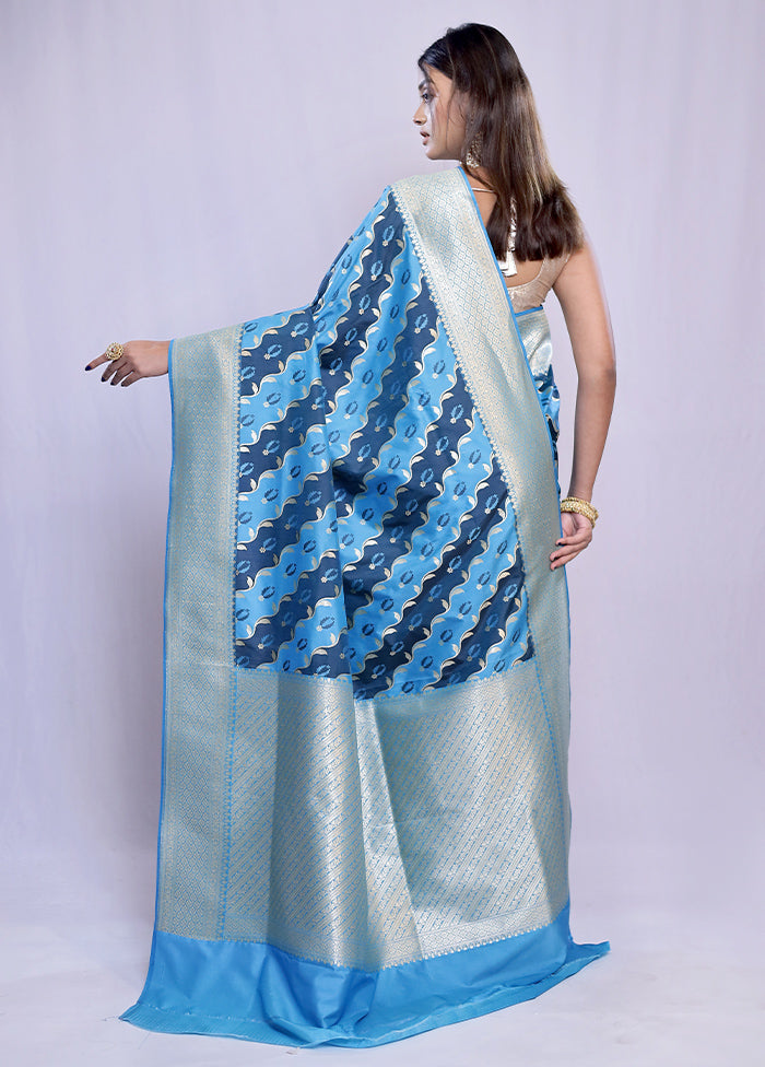 Multicolor Uppada Silk Saree With Blouse Piece - Indian Silk House Agencies