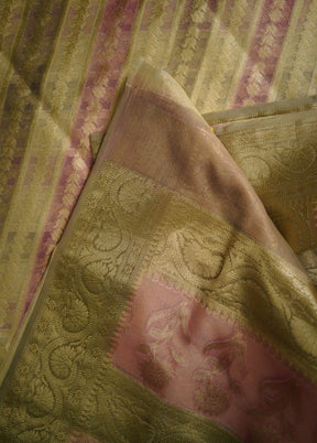 Multicolor Kora Silk Saree With Blouse Piece - Indian Silk House Agencies