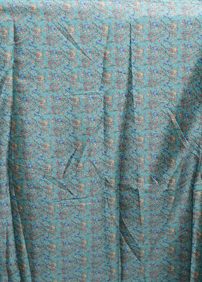 Green Organza Saree With Blouse Piece