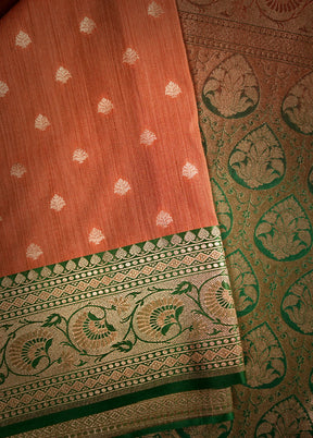 Pink Uppada Silk Saree With Blouse Piece - Indian Silk House Agencies