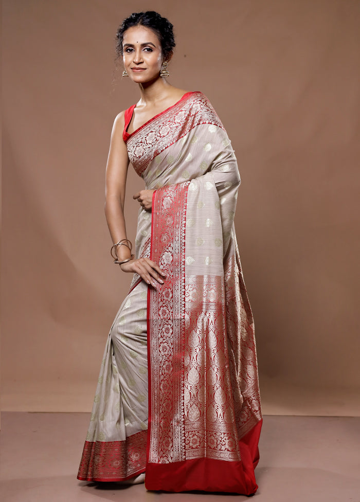 Pink Uppada Silk Saree With Blouse Piece - Indian Silk House Agencies