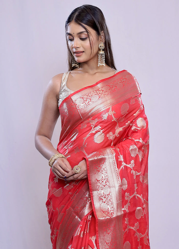 Multicolor Georgette Saree With Blouse Piece - Indian Silk House Agencies