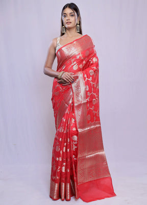 Multicolor Georgette Saree With Blouse Piece - Indian Silk House Agencies