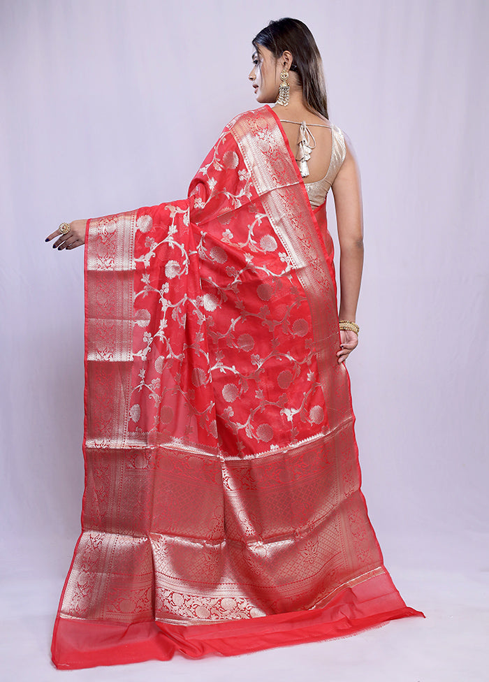 Multicolor Georgette Saree With Blouse Piece - Indian Silk House Agencies