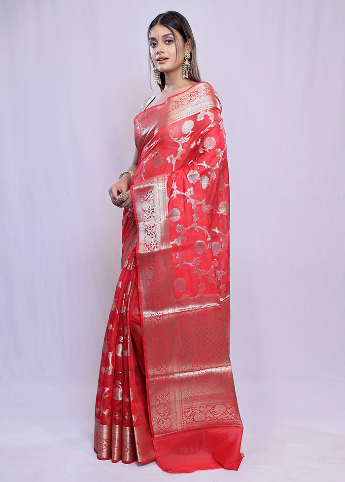 Multicolor Georgette Saree With Blouse Piece - Indian Silk House Agencies