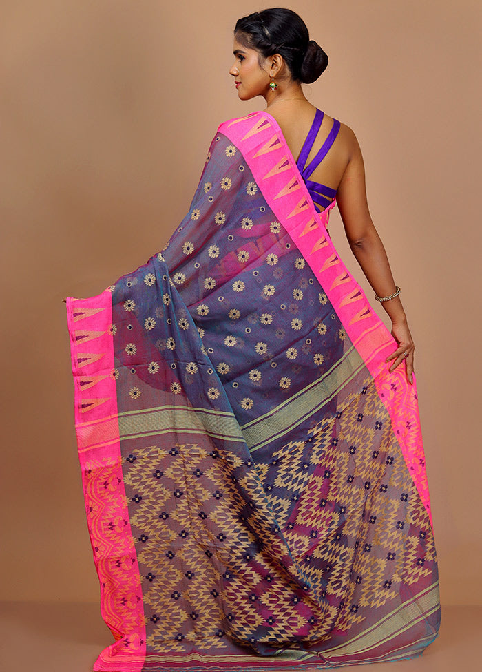 Livid Cotton Saree With Blouse Piece - Indian Silk House Agencies