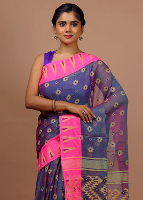 Livid Cotton Saree With Blouse Piece - Indian Silk House Agencies